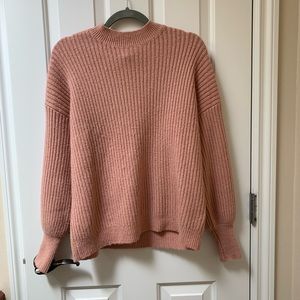 Light pink knit sweater